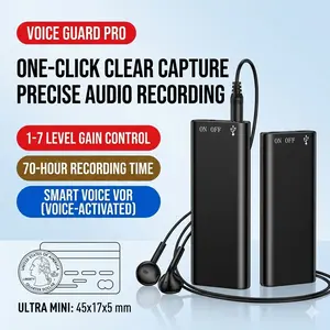 1pc Professional Voice Activated Digital Recorder, 8GB High Definition Noise Canceling MP3 Player, Ultra Thin Portable Recording Pen for Business Meetings, No Battery Included
