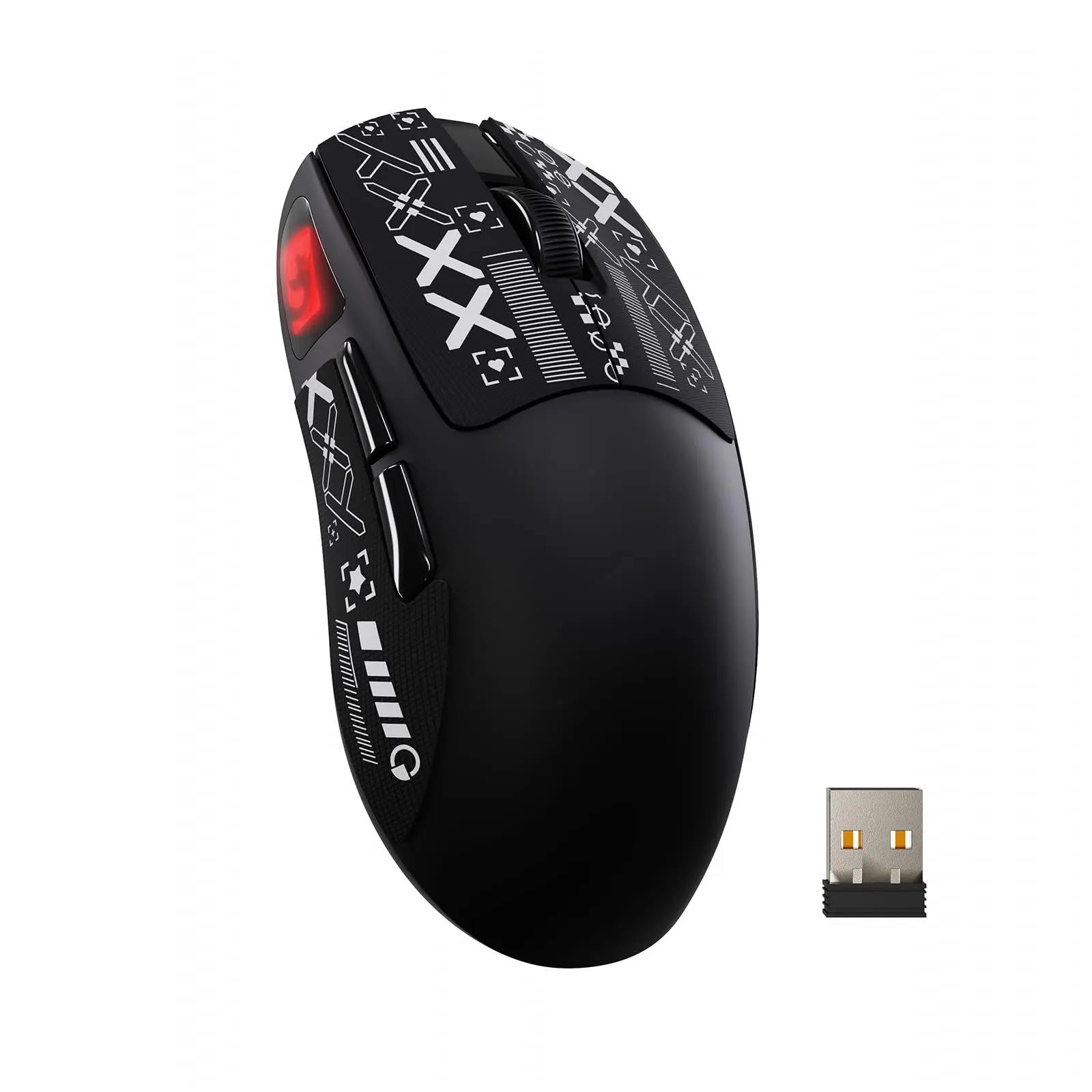 Wireless Gaming Mouse, 24000 DPI Gaming Mouse with RGB Light, Ultralight Mouse with 400mAh Battery, Gaming Accessories for PC/MAC, Gaming Peripherals