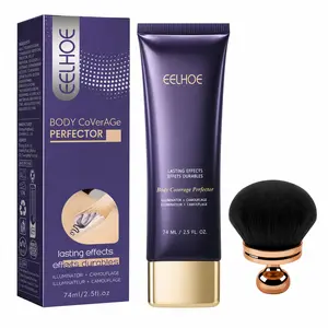 EELHOE Body Coverage Perfector Face and Body Concealer Cream with Brush Applicator