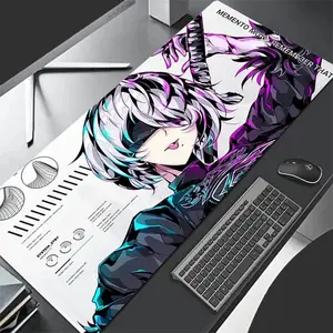 Nier Automata 2B Anime Anti-Scratch Mouse Pad, XXL Gaming Desk Mat with Smooth Rubber Surface, Non-Slip Base, Extended Keyboard Mousepad for PC Laptop Gamers, Ideal Gift, Anti-Scratch Mouse Pads