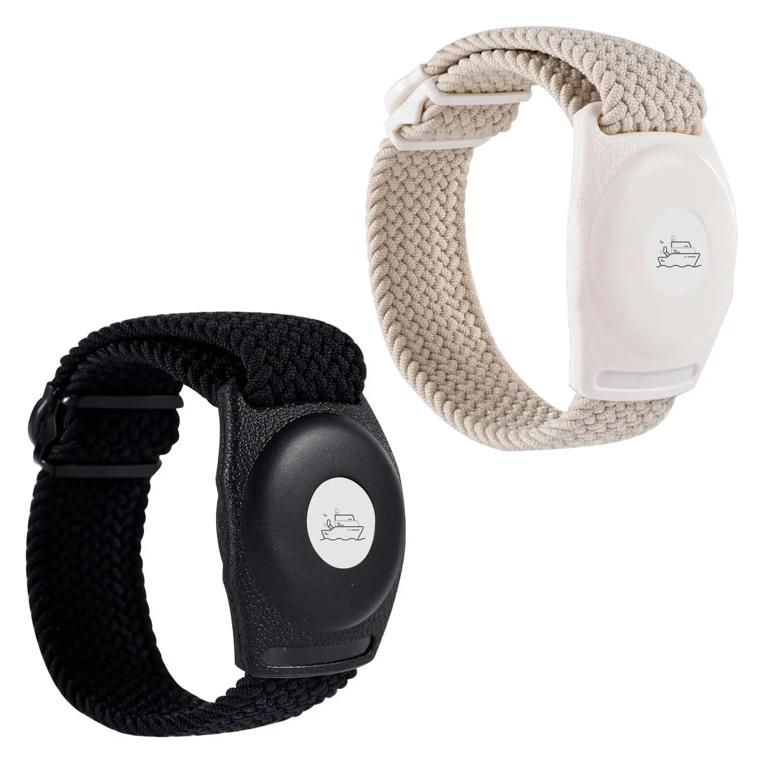 2pcs Holder for Princess Cruise Medallion, Adjustable Braided Bracelet Comfortable Wristband Men Women Compatible with Princess Medallion Holder AccessoriesGift