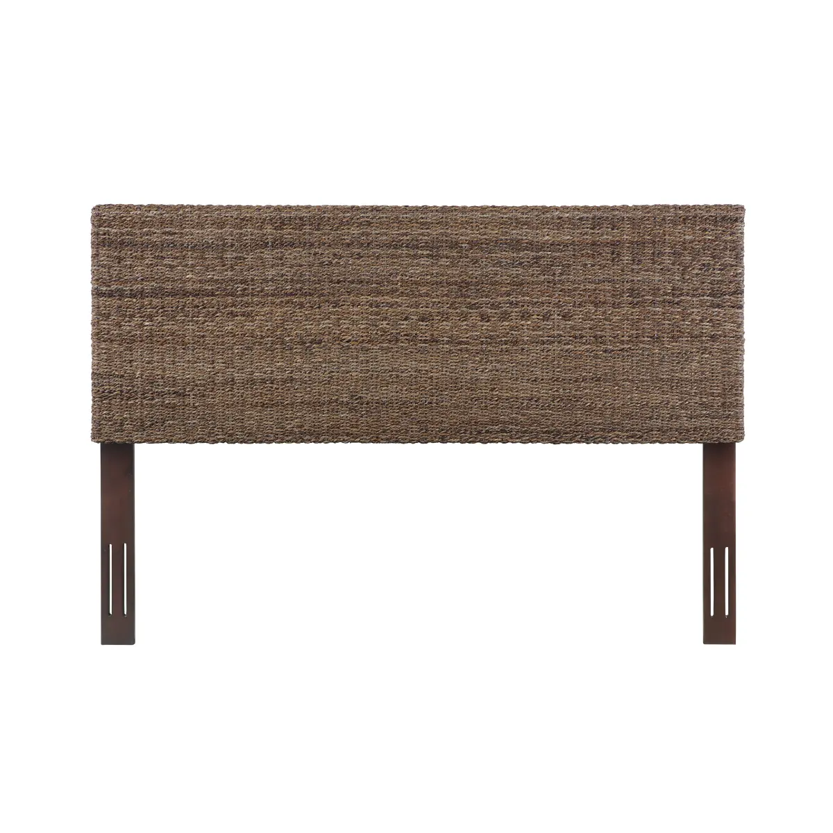 King Rattand Wicker Banana Leaf Panel Headboard Adjustable bed