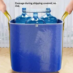 Portable Foldable Cube Storage Bag, Dustproof Heavy Duty Tote for Home Organization & Moving