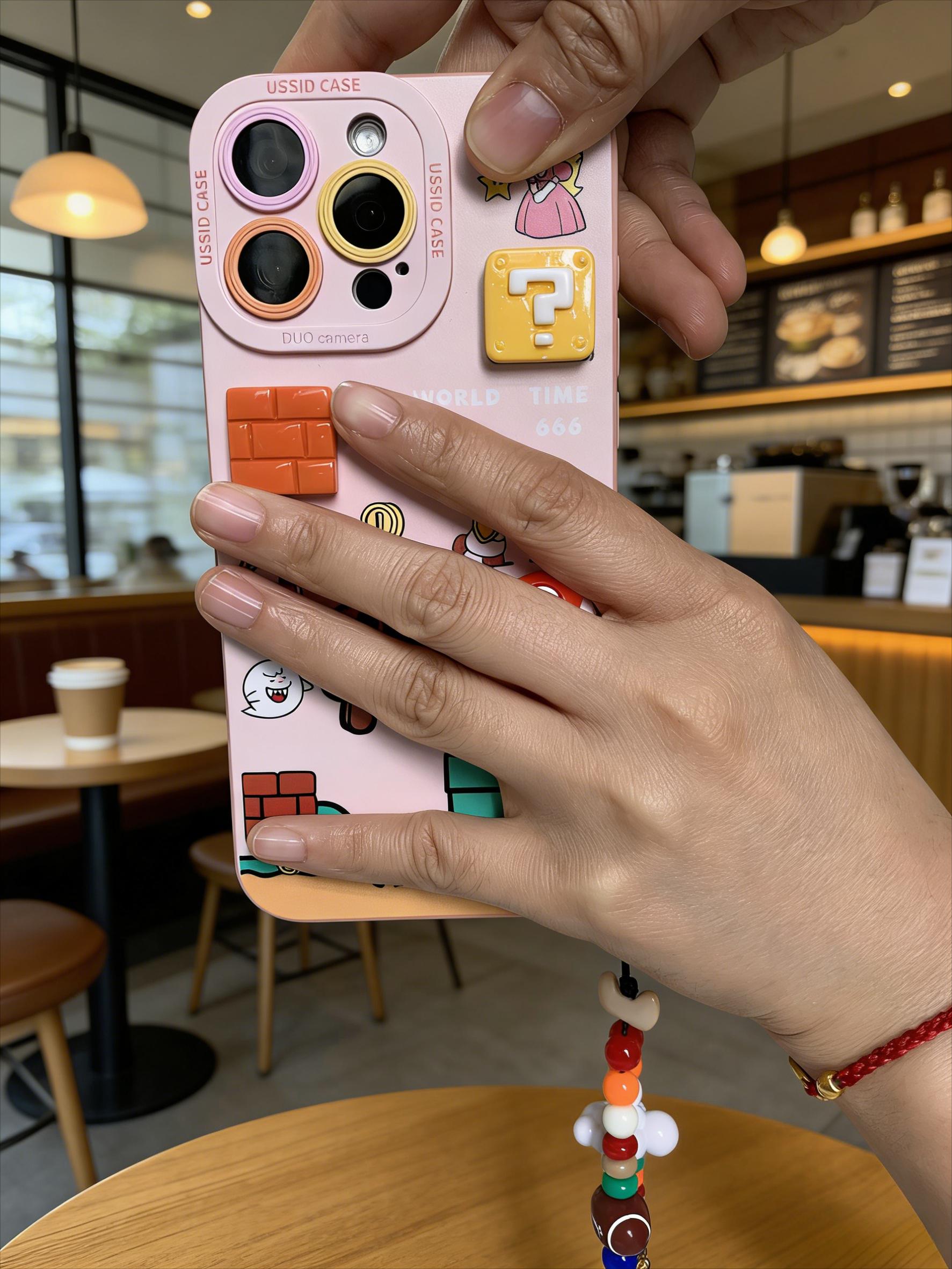 3D Cartoon Anime Phone Case with Charm for iPhone 17 PRO MAX 17Air 16 15 14 Plus 13 12 11  with Pendant Cute Game Shockproof Back Cover Shell