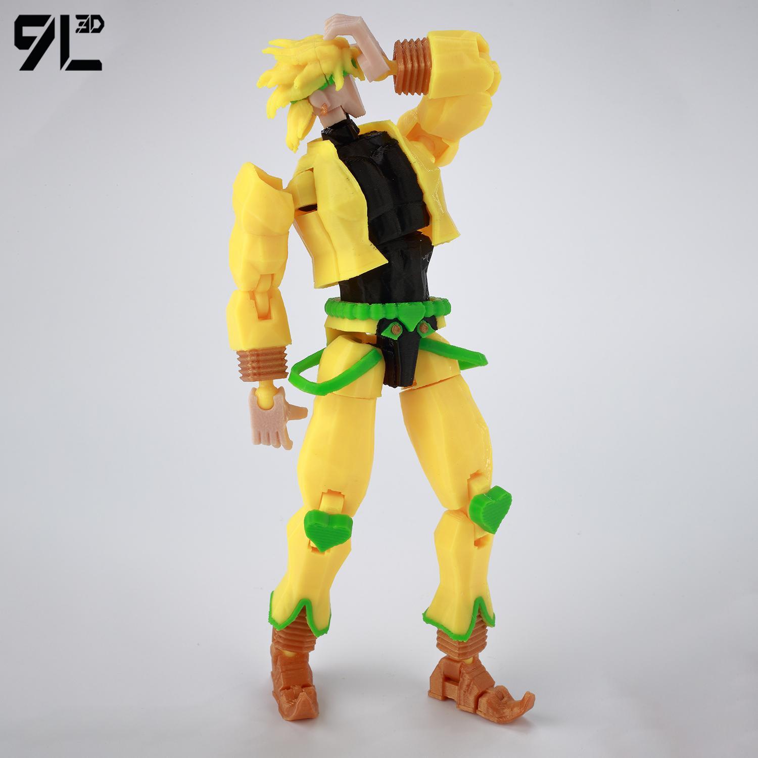 9L3D Lucky13 JoJo's Jotaro Kujo Action Figure Dummy13 with Star Platinum T13 Multi-Jointed 3D Printed Collectible Toys Titan13popular popular 9L3D Lucky13 JoJo's Jotaro Kujo Action Figure Dummy13 with Star Platinum T13 Multi-Jointed 3D Printed Collectible Toys Titan13popular popular