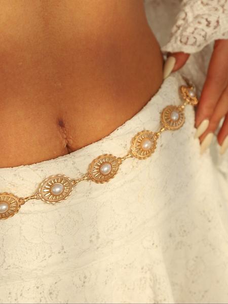 Women's Vintage Layered Waist Chain, Boho Style Vintage Body Jewelry for Party, Daily Clothing Decor, Trendy All-match & Exquisite Jewelry for Birthday Gift