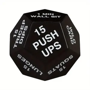 Exercise Dice, 6 Sided Workout Dice for Teens & Adults, Body Building Fitness Dice, Fun Fitness Equipment for Home Gym Use