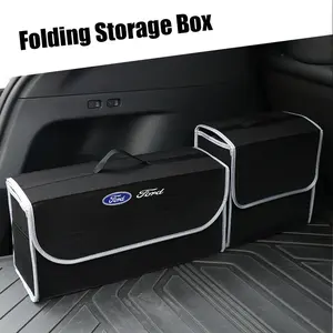 Car Interior Boot Organizer Travel Stowing Foldable Storage Bag Auto Accessories For Ford Mustang Focus Ranger Explorer Fiesta Expedition Mondeo Escape Fusion Kuga Figo EDGE KA S-MAX Galaxy Bronco Ecosport Maverick Escape PUMA Tourneo F150 F350 F250 C-MAX
