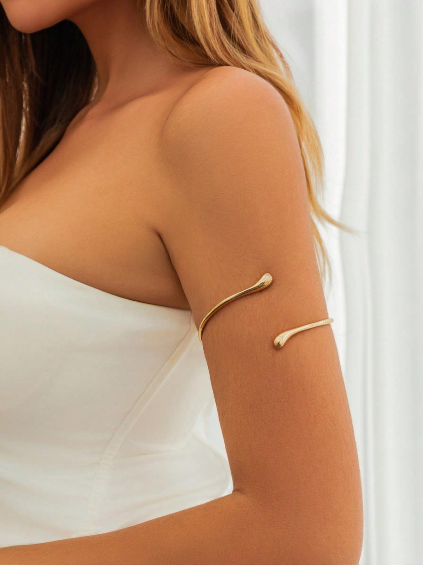 Minimalist Temperament Open Arms Chain, Fashionable Arm Chain for Women & Girls, Trendy All-match & Exquisite Body Jewelry for Birthday Gift, Girlfriend Gifts