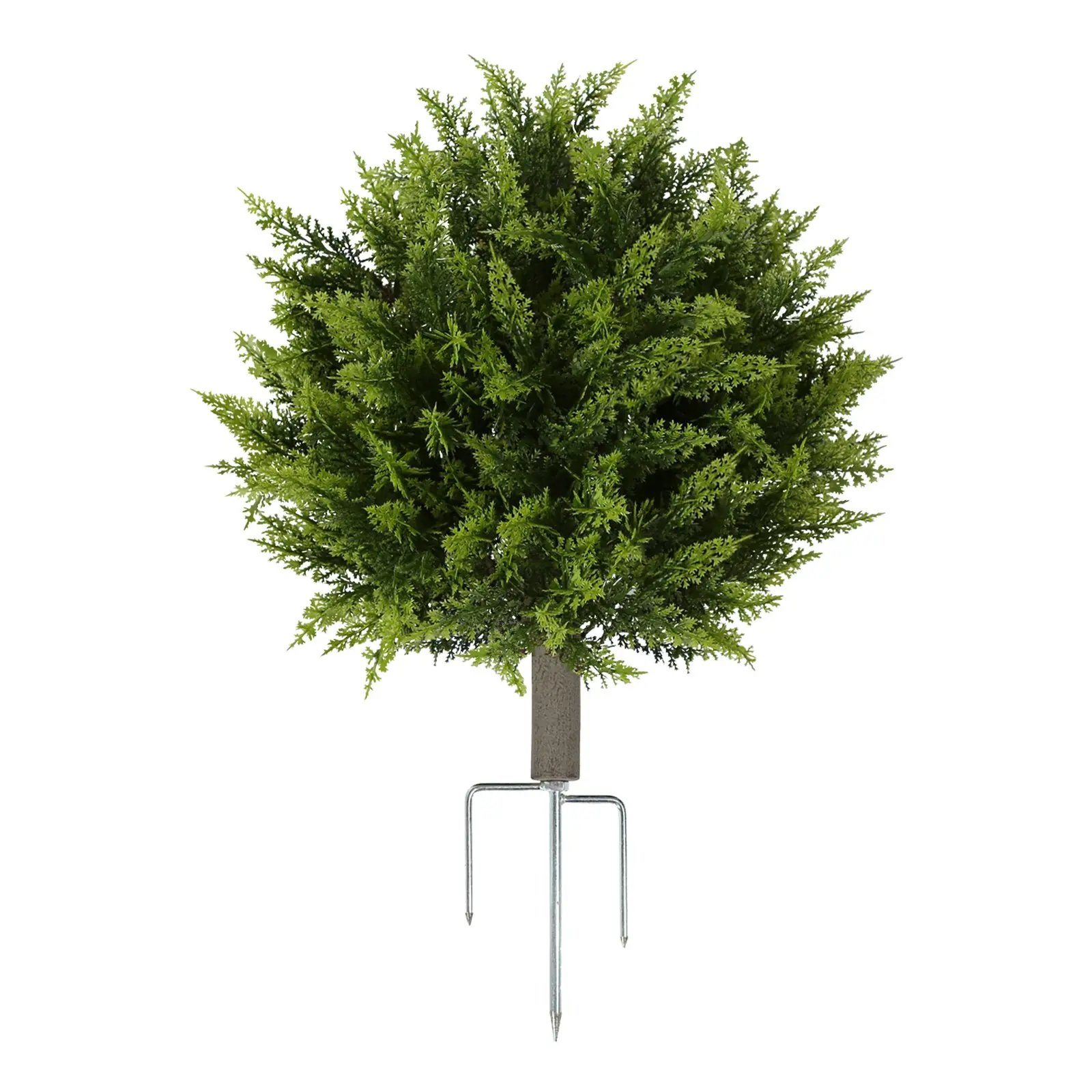 Artificial Topiary Bushes for Outdoors, UV Resistant Faux Plants, Fake Greenery Shrubs, Cedar Topiary Ball Trees, Fall Thanksgiving Halloween Decor