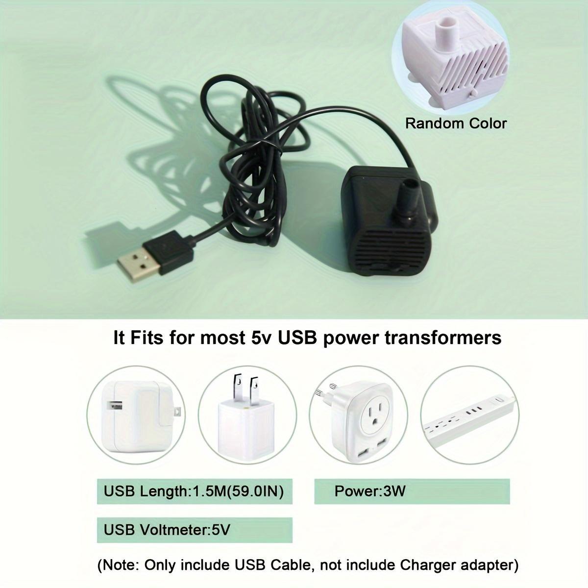 Clear Pet Water Fountain, USB-Rechargeable Automatic-Circulation Cat Water Dispenser, Indoor Cat Drinking Fountain, Automatic Water Feeder, Pet Drinking Supply Gift
