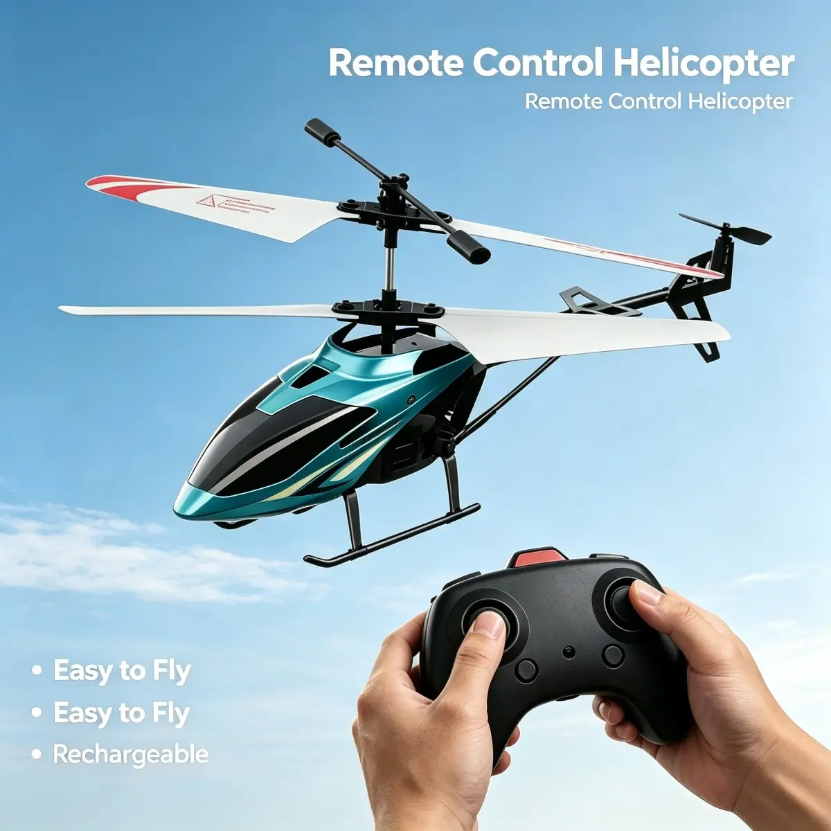Electric RC Helicopter Toy, LED Lights, Adjustable Height, Indoor Outdoor Flight, Perfect Gift for Kids and Adults, Birthday Festival