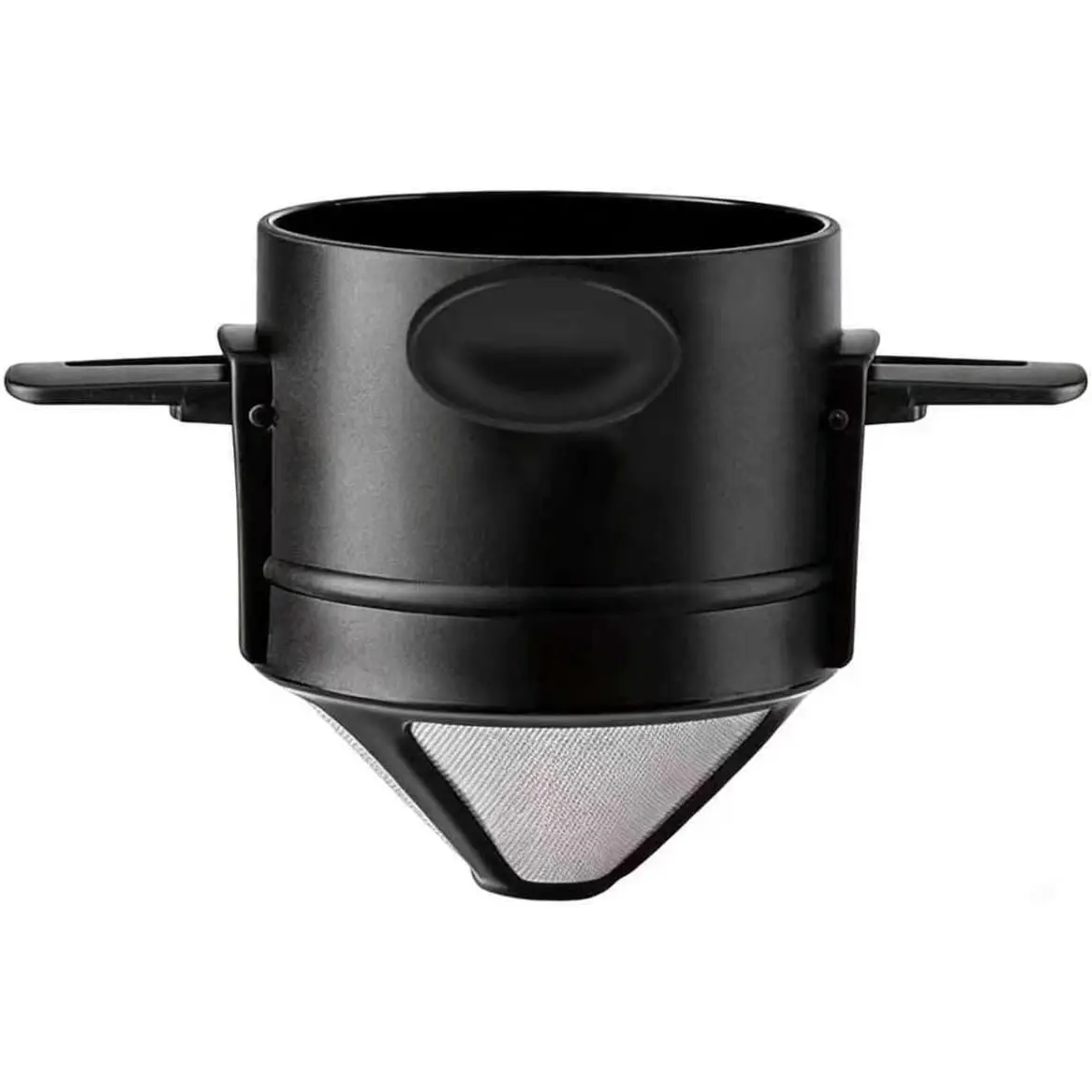 Pour Over Coffee Maker,Portable Stainless Steel  Coffee Filter, Mini Collapsible Paperless Single Serve 1 Cup Coffee Dripper Cup Easy To Clean For Travel Camping