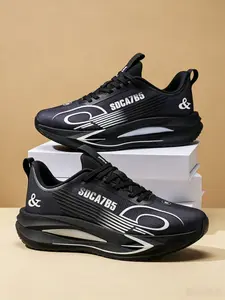 Unisex Gradient Racing Running Shoes. Trendy sport style, breathable mesh upper & streamlined shoe body, lightweight elastic cushioned outsole, anti-slip & wear-resistant. For fitness tests, high-intensity training and street wear