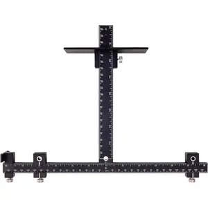Cabinet Hardware Jig Pro - Install Hardware with Accuracy - Precise Knob & Pull Installation - Adjustable Drill Guides & Reversible
