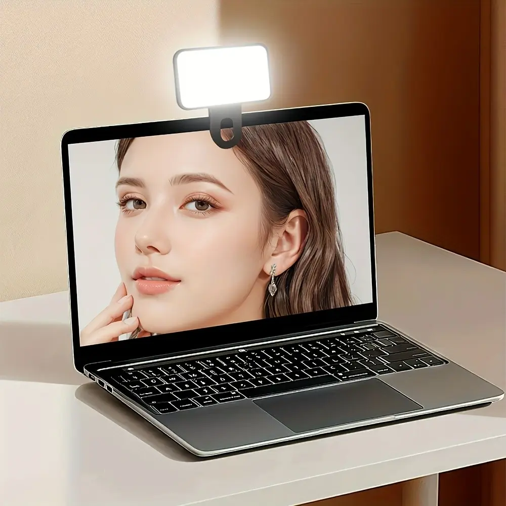 Portable Mini Clip-on Fill Light, Multipurpose Selfie Ring Light, Universal Selfie Ring Light for Phone, Phone Accessories