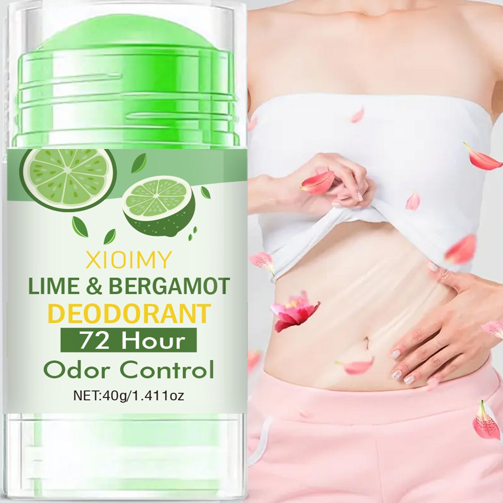 Lemon & Mandarin Deodorant Stick, Long-Lasting Fresh Scent, Aluminum-Free, 72h Odor Protection, Odor Neutralizer, Suitable for Underarms, Body, Women & Men