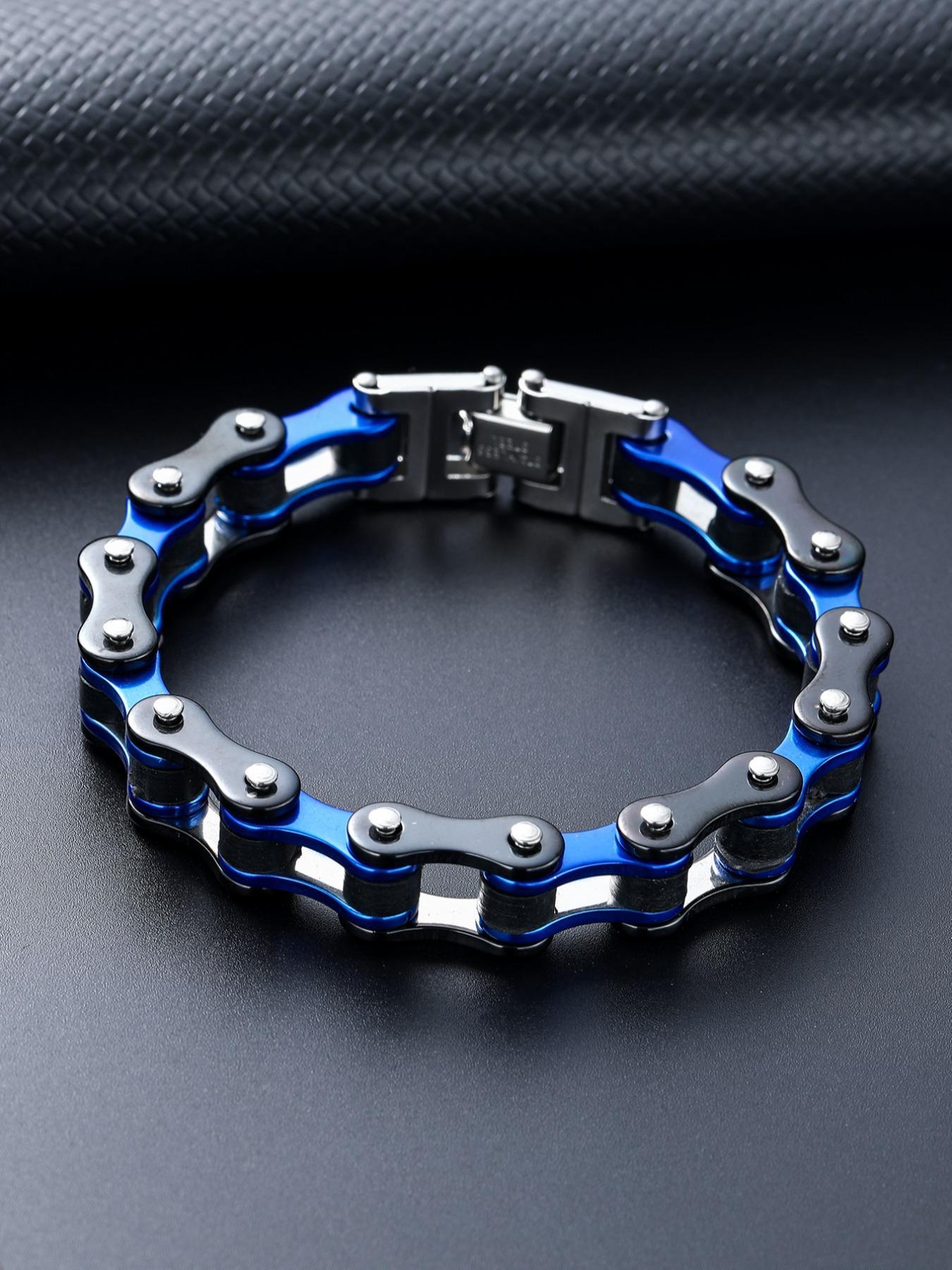 Punk Style Chain Summer Bracelet, Versatile Accessory, Fashionable Hand Jewelry for Men for Party, Daily Clothing Decor, Trendy Bracelet Design Hand Chain Jewelry for Birthday Gift, Gf and Bf Bracelets, Exquisite Trendy Bracelet
