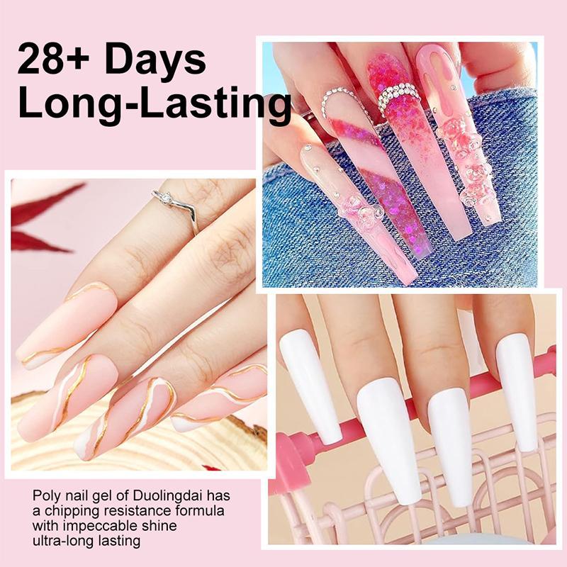 Acrylic Polygel Manicure Kit with 20 Nail Molds, 6 Color Acrylic Polygel Manicure Kit with Nail Art Tools, Professional-grade Nail Art Kit for Beginners, Nail Extension Kit, Polygel Nail Kits Acrylic Polygel Manicure Kit with 20 Nail Molds, 6 Color Acrylic Polygel Manicure Kit with Nail Art Tools, Professional-grade Nail Art Kit for Beginners, Nail Extension Kit, Polygel Nail Kits