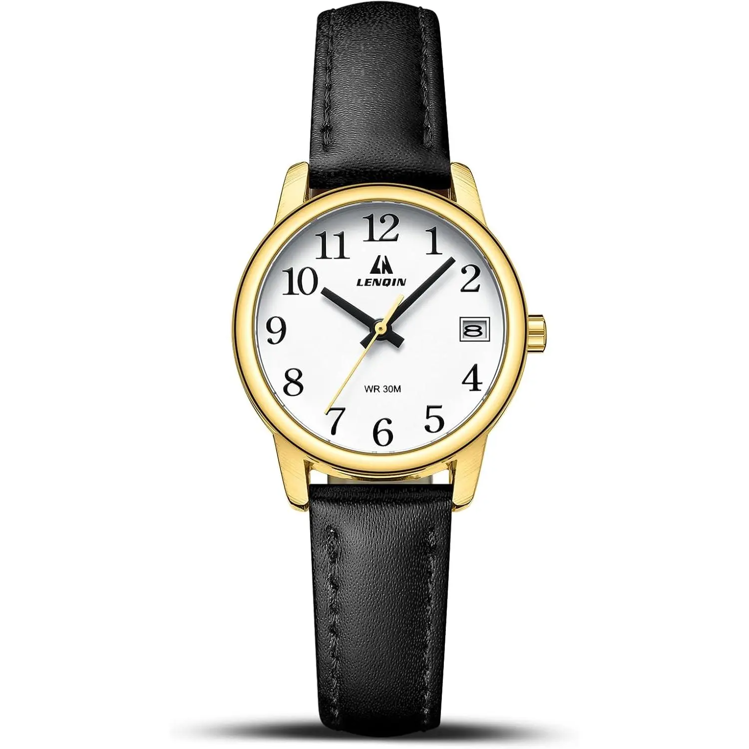 Womens Watch Analog Quartz Waterproof Ladies Watches for Women Easy Read Women's Wrist Watches with Leather Strap Luminous Dial