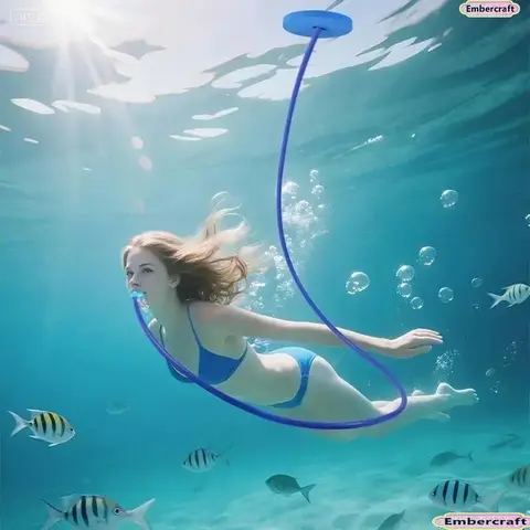 Adult Beginner-Friendly Diving Snorkel Set Kit - Silicone Snorkels with Single/Dual Head Option, Anti-Choke Design, Leak-Proof Seal for Swim Training