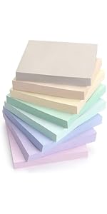 Sticky Notes 1.5x2 inch Bright Colors Self-Stick Pads 8 Pads/Pack 100 Sheets/Pad Total 800 Sheets
