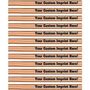 (TM) -  Custom Carpenter Pencil Personalized imprinted with your Name, Logo or Message Pack of 12()