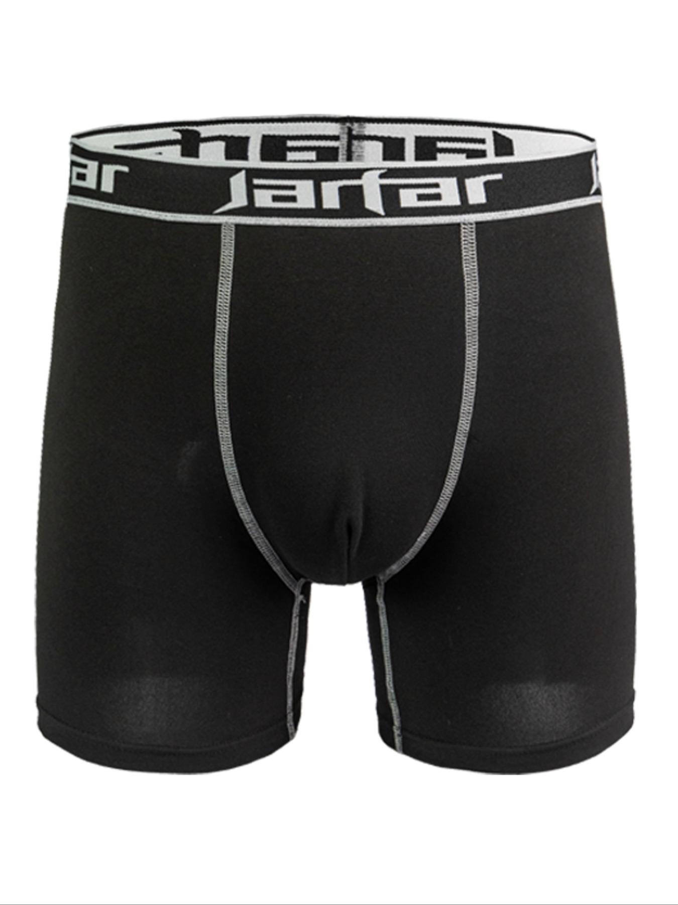 Men's Letter Tape Boxer Brief, Casual Comfy Breathable Underwear for Daily Wear, Men's Underwear for All Seasons Men's Letter Tape Boxer Brief, Casual Comfy Breathable Underwear for Daily Wear, Men's Underwear for All Seasons