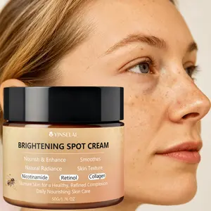 Moisturizing Cream for All Skin Types, Daily Use, Contains Niacinamide & Collagen, Brightens Dark Spots, Supports Healthy Skin Texture