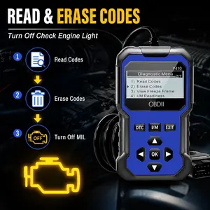 Universal Obd Ii Scanner, Automotive Car Engine Fault Code Reader, Can Diagnostic Gadget, Diagnostic Tool, 1996-Onward Obd2 Protocol, Read and Clear Codes