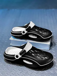 1 Pair Spring Break 4-Color Couple Hollow Clogs Soft Anti-slip Sole Breathable & Durable Casual Slippers Size 36-45 Camping & Hiking - EVA, Tough & Sturdy Suitable for Multiple Scenarios