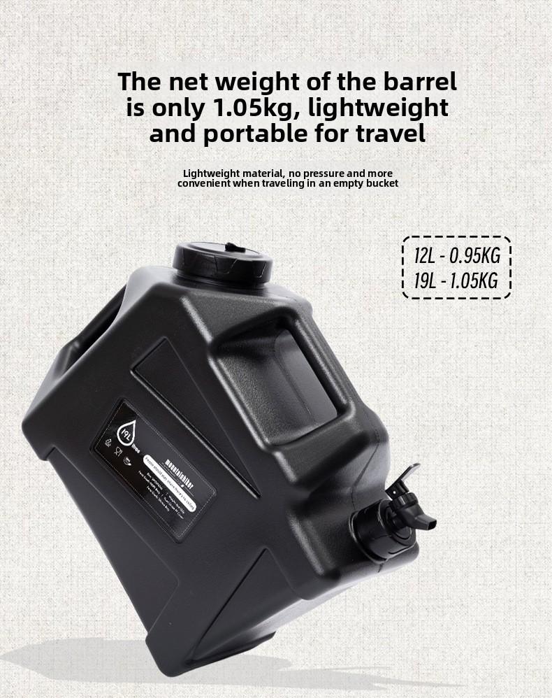 Outdoor camping household water storage bucket with faucet car self-driving tour water storage tank water storage large plastic bucket