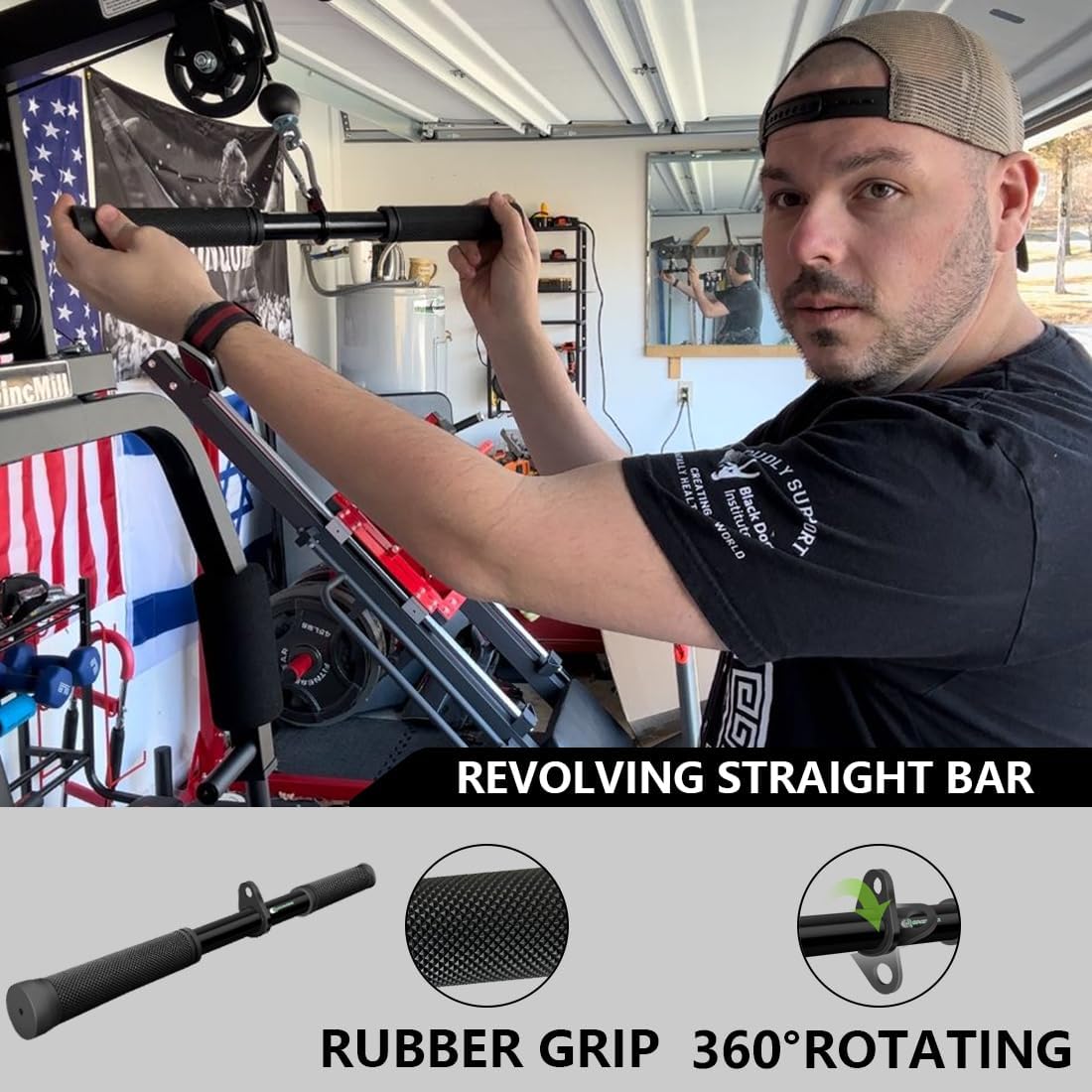 Machine Attachment Set LAT Pulldown Attachments Weight Machine Accessories for  Gym