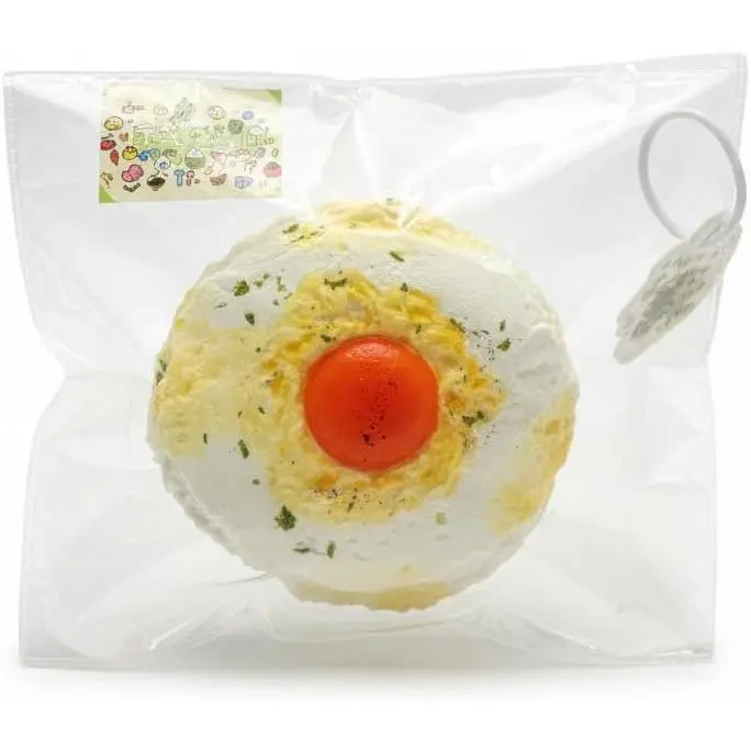 Handmade Egg Squishy Slow Rising Stress Relief Fidget Toy, Egg Squeeze Toy, Realistic Egg Design, 4x4 inch, White