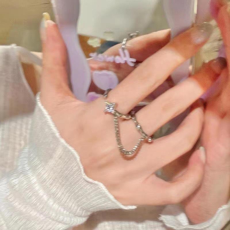 Ring Student Adjustable Ring Punk Vintage Ring Washable