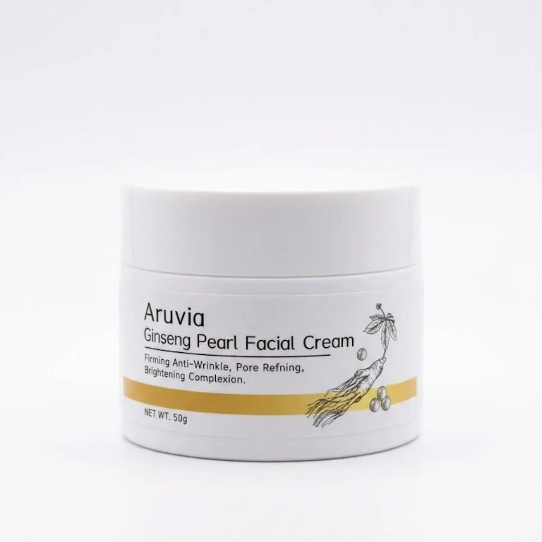 Ginseng Pearl Cream, Intense Moisturizing and Soothing Repair, Ideal for Dry, Flaky, Skin During Season Changes
