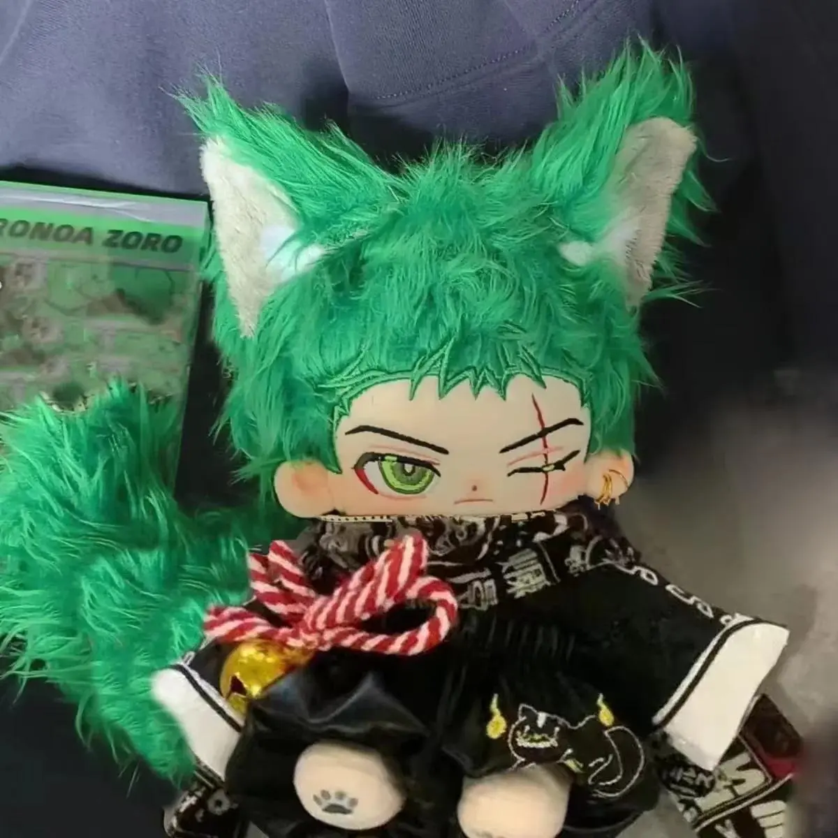2026 new Stuffed 20cm Anime Roronoa Zoro Cosplay Plush Dolls Toys for Fan Collection Kid's Birthday Gifts