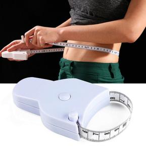 Perfect Body Tape Measure - 60 Inch Automatic Telescopic Tape Measure - Retractable Measuring Tape for Body: Waist, Hip, Bust, Arms, and More (White - 60 inch)