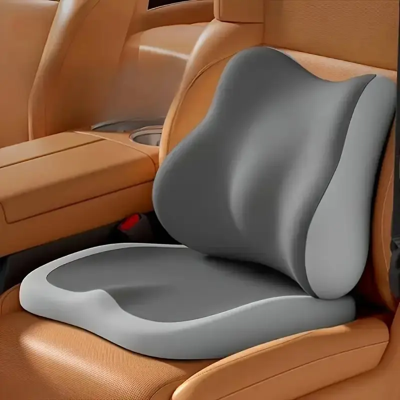 Ergonomic Memory Foam Cushion, Suitable for Long Sitting - Adjustable Lumbar Support Cushion, Portable Chair Cushion for Office, Car, and Home Use - Desk Chair Filling Cushion