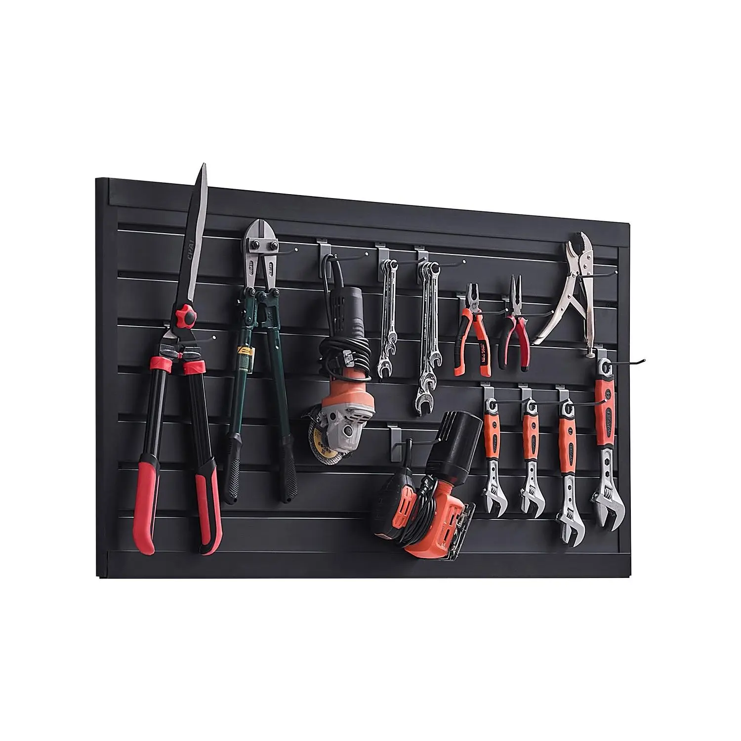 【Summerfinds】VEVOR PVC Garage Slat Wall Paneling with Slotted Slots, 2 x 4 ft Modular Fireproof Moisture-Proof Panels, Easy-to-Install Adjustable with Coupling Structure & DIY Cutting, High Load for Flexible Storage, Ideal for DIY Users