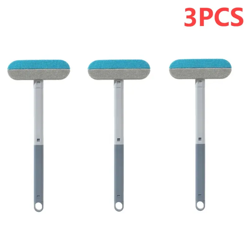 3 Pack Comfort Grip Long Reach Pet Hair Cleaner Deshedding Tool Detachable Working Head Practical De Fur Supply For Kittens Puppies Household