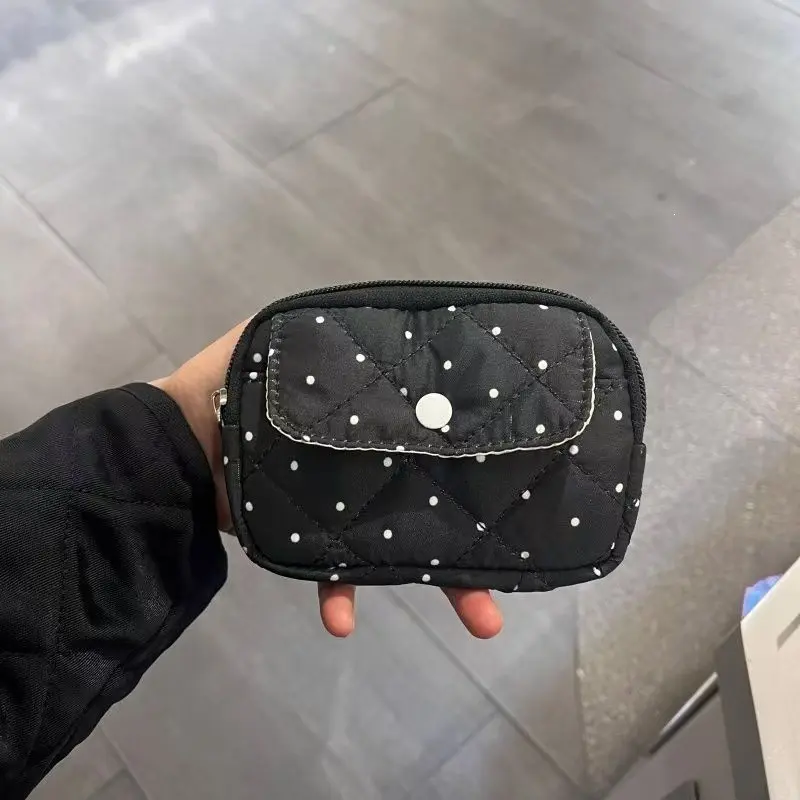 Polka Dot Storage Bag Set, Keychain Organizer, Ccd Case, Coin Card Holder, ID Earphone Jewelry Box, Practical Gift