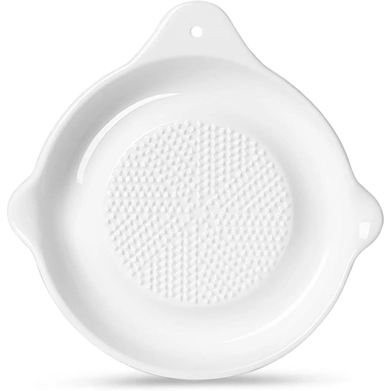 Ceramic Grater Plate for Ginger, Garlic, Onion (5.5" x 1 count)