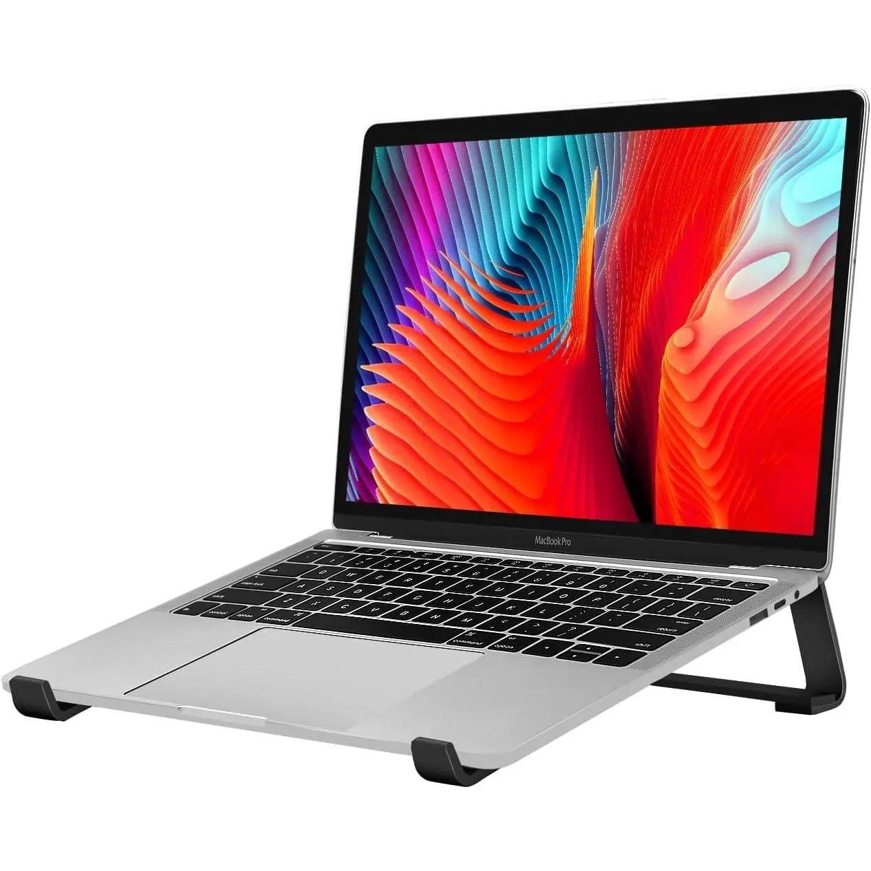 Laptop Stand for Desk - Cooling  Design - Fits MacBook Air Pro////ThinkPad/Alienware - 13/14/15.6/16 -Easy Assembly- Ventilated Laptop Stand for Optimal Airflow