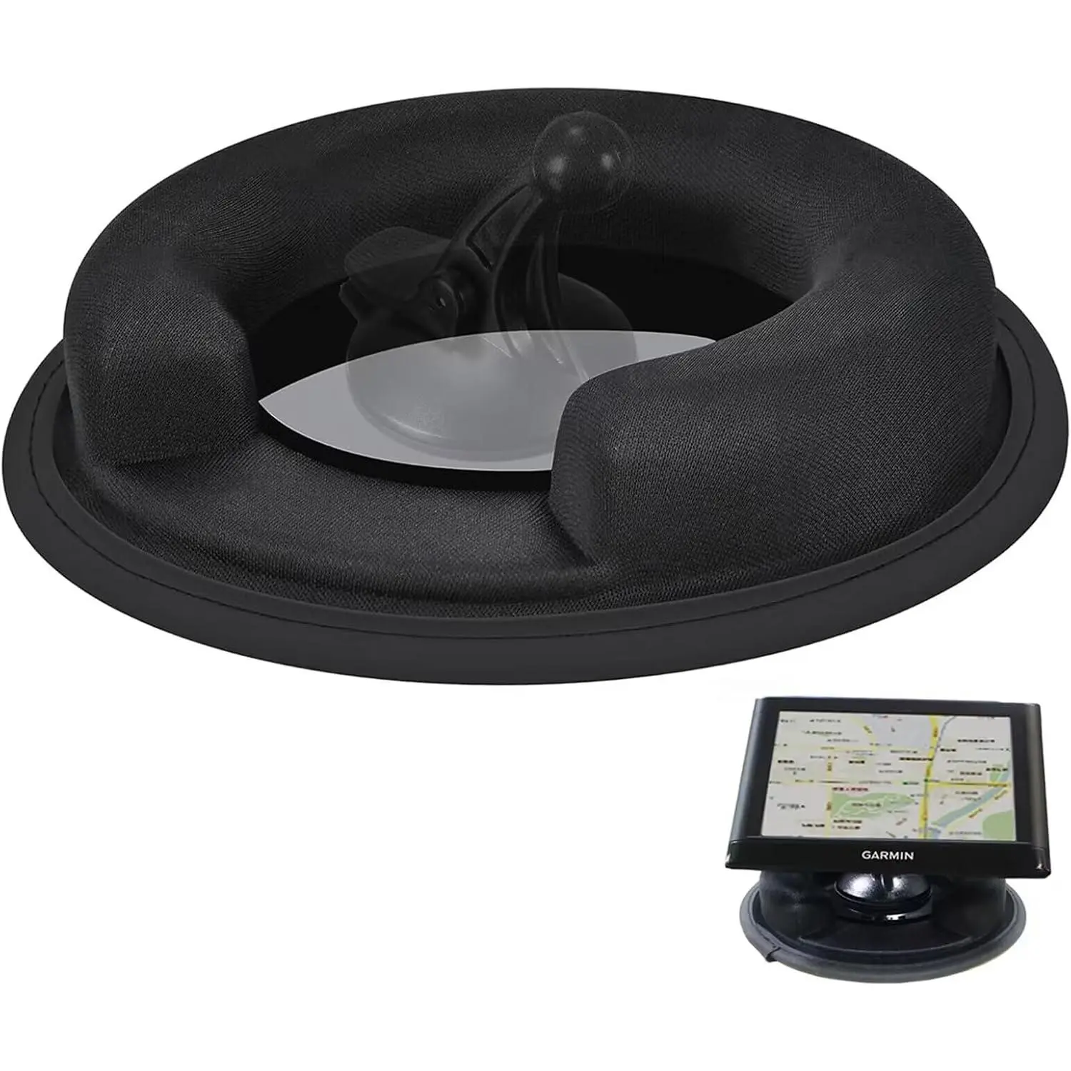 Portable Synthetic Weighted Bean Bag Mount Holder for Tomtom GPS Devices - Anti-Slipping Black Dashboard Mount with Secure Grip for Cars/RVs