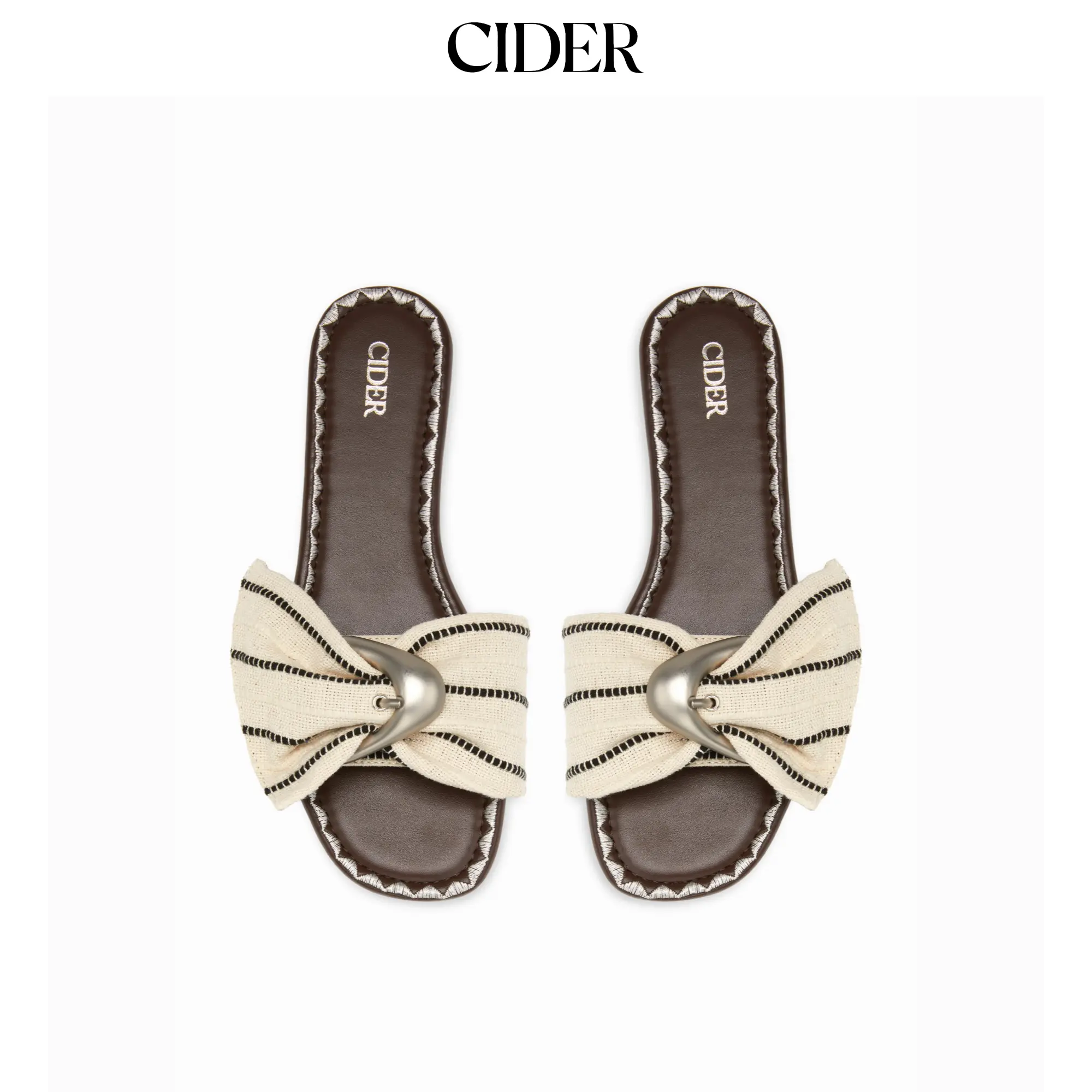 Cider BUCKLE SQUARE TOE SLIPPERS