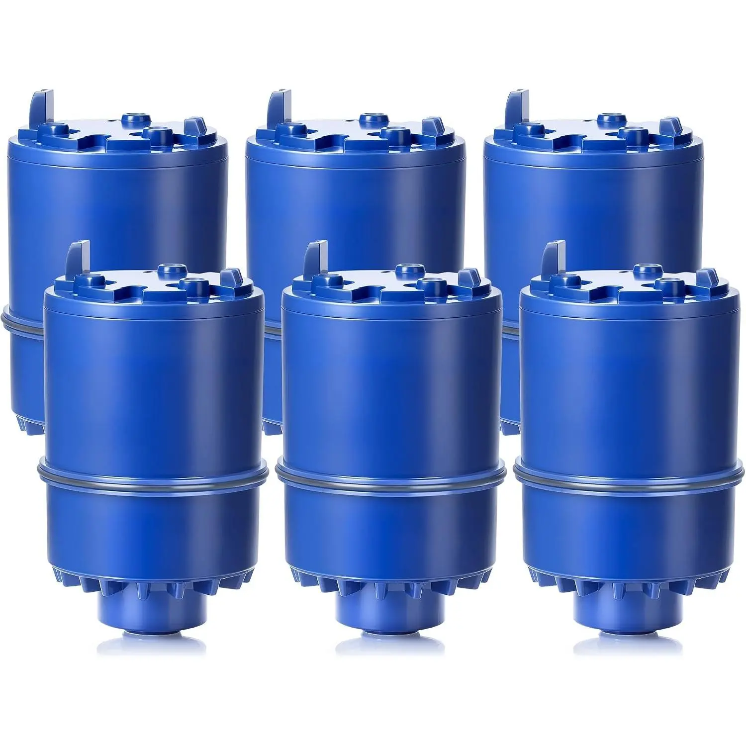 Blue Faucet Water Filter Replacement for Pur and PUR PLUS Mounted Water Filter System RF-9999 RF-3375 FM-2500V FM-3700 FM-3400B etc Ensure Clean Tap Water 6 Pack