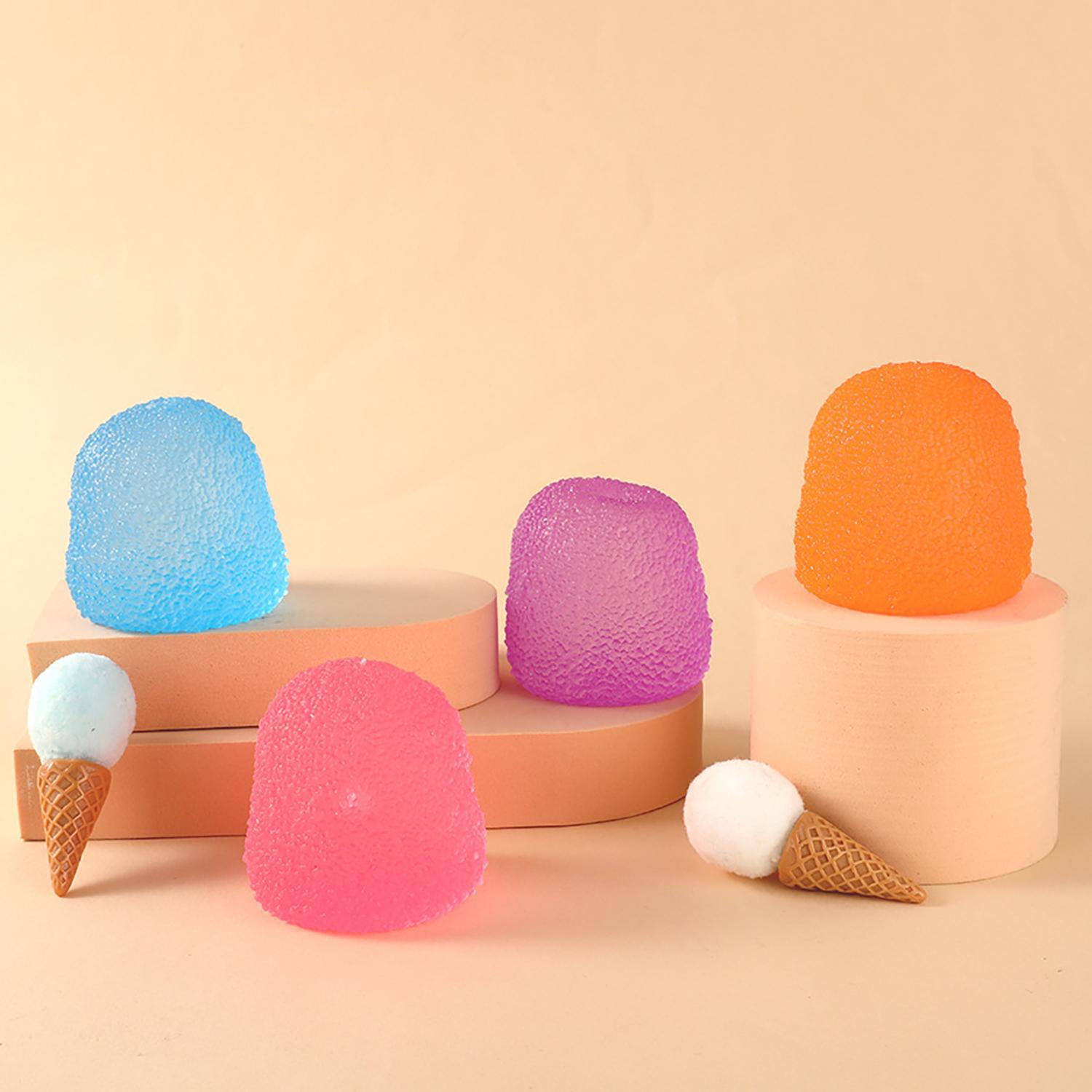 Transparent Maltose Stress-Relief Squishy Toy, Sensory Fidget Toy for Anxiety & Tension Relief, Perfect Holiday Gift for Christmas Parties easter eggs Colorful Gradient Dragon Statue prefilled Pull Back Monster Car and Truck Pack Cigarette Box