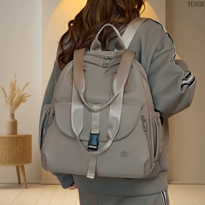 Women's 2026 Sporty Convertible Backpack, Multi-Pocket Large Capacity Water-Resistant Bookbag, Travel Bag for School and Commute