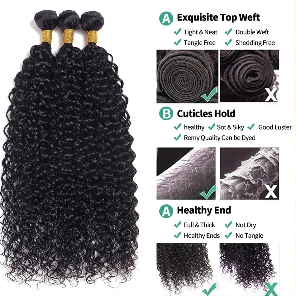 18 36 Inch Bone Straight Weave Human Hair Bundles Raw Hair Extensions Brazilian Natural Black  Deals Unprocessed